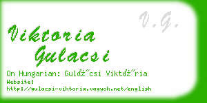 viktoria gulacsi business card